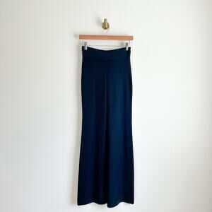 Nora Attalai Wide Leg Knit Pants Black 36 $695